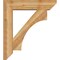 Ekena Millwork Westlake Slat Rough Sawn Bracket w/ Offset Brace, Western Red Cedar, 8"W x 34"D x 38"H BKT0806X34X38WTL06RWR - alternate 3